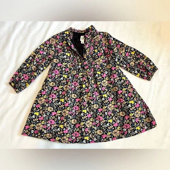 GAP Zara Boden Toddler Girls LOT of Dresses Floral Pink Yellow Coral 2T 2-3 YO - Picture 5 of 16